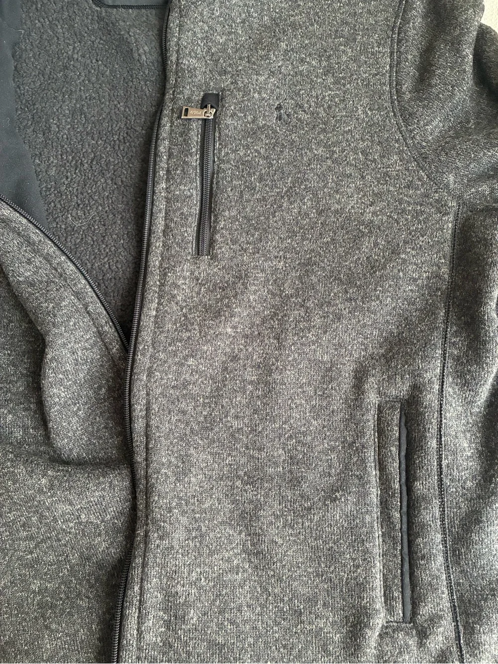 Ralph Lauren Jacket Men’s XL Pullover Sweater Dark Gray